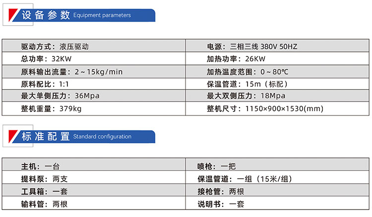 JX-H-V8T液壓聚脲噴涂機參數(shù) JX-H-V8T液壓聚脲噴涂機參數(shù)
